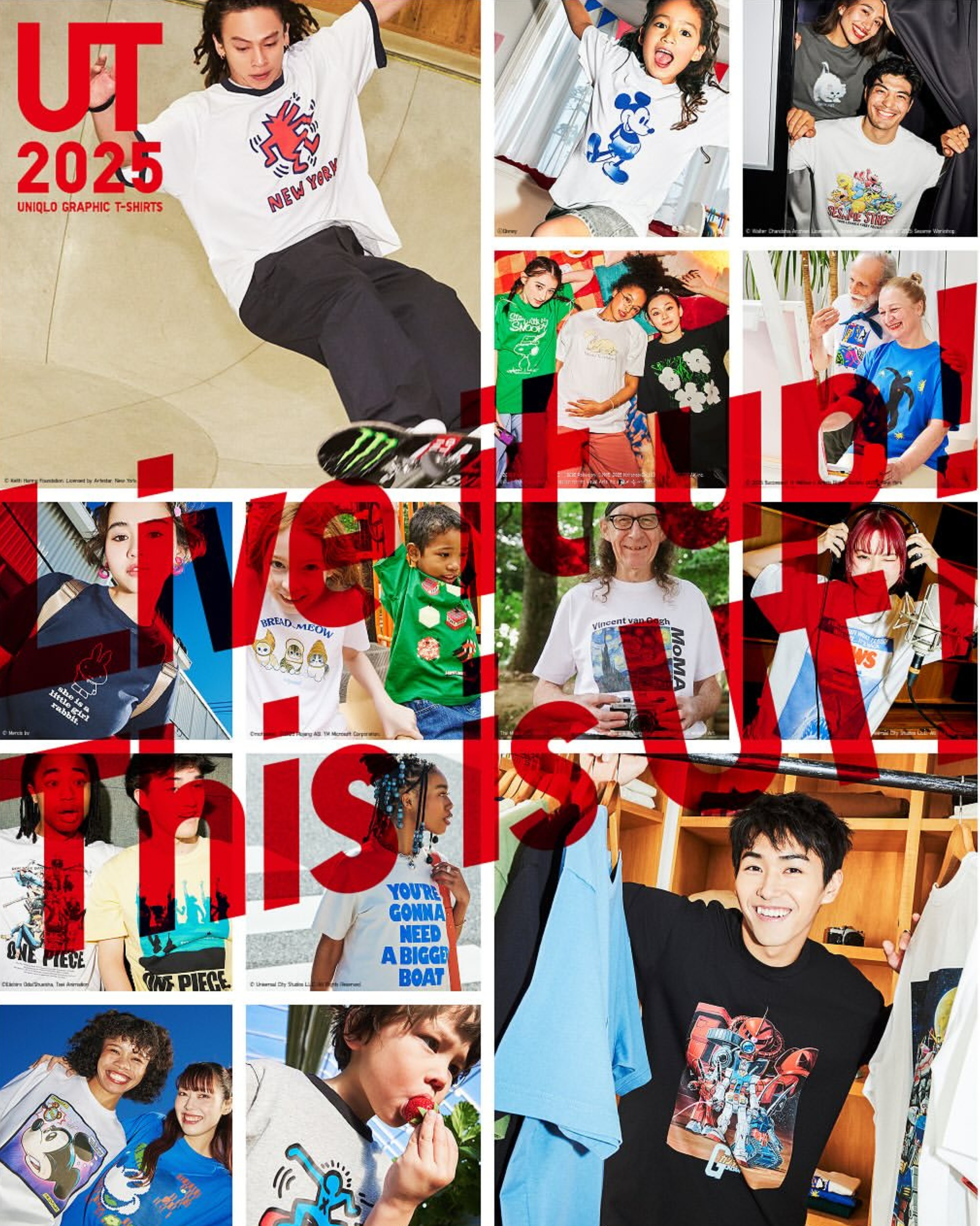 UNIQLO Launches ‘Live it up! This is UT!’ Campaign for Spring/Summer 2025